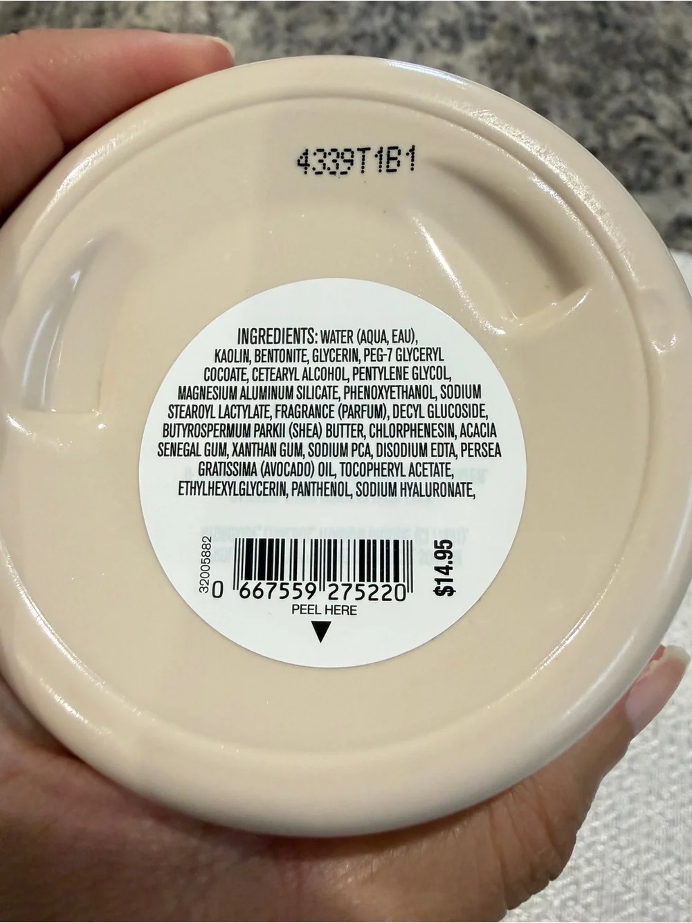 Bath & Body Works Clay Face Mask with Kaolin Clay & Vitamin E 5oz. NWT